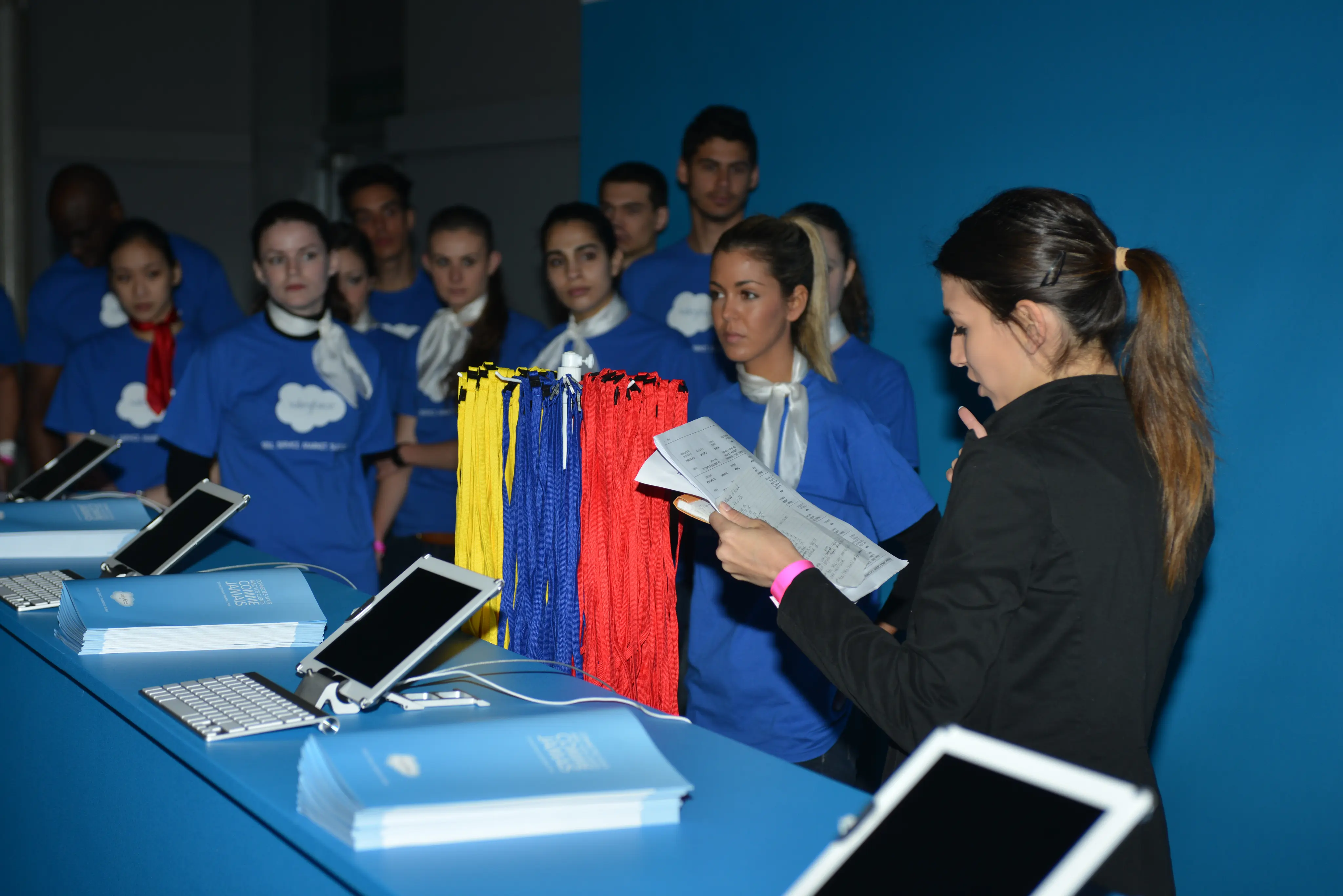 Équipe d'accueil événementiel